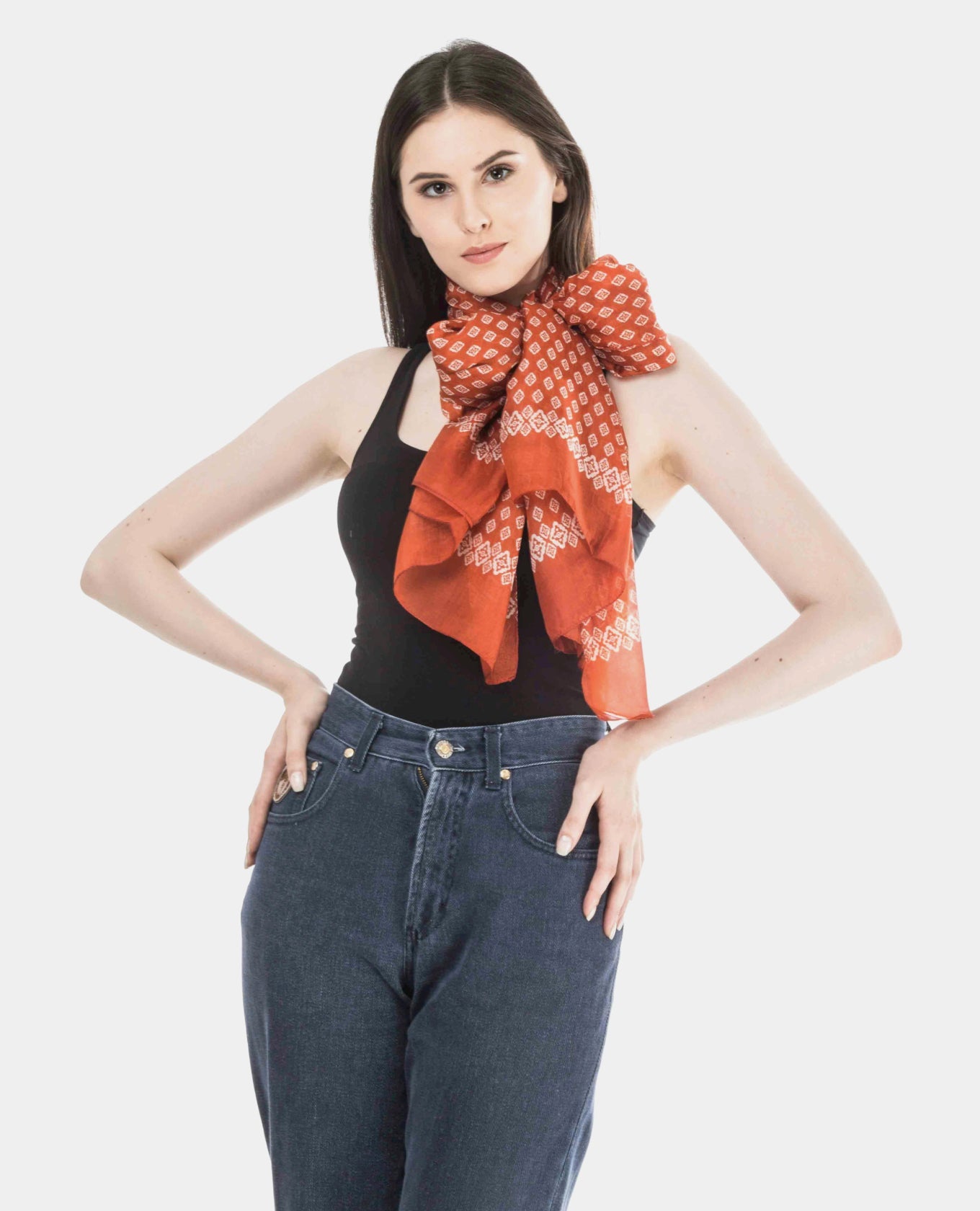 Multi Color Printed Scarf