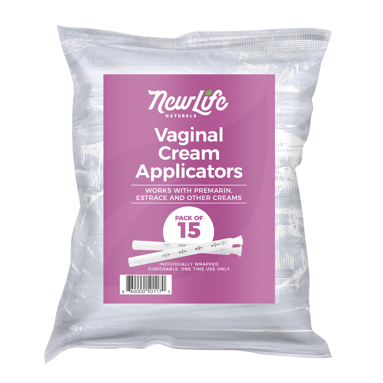 Vaginal Cream Applicators- 15 Pack