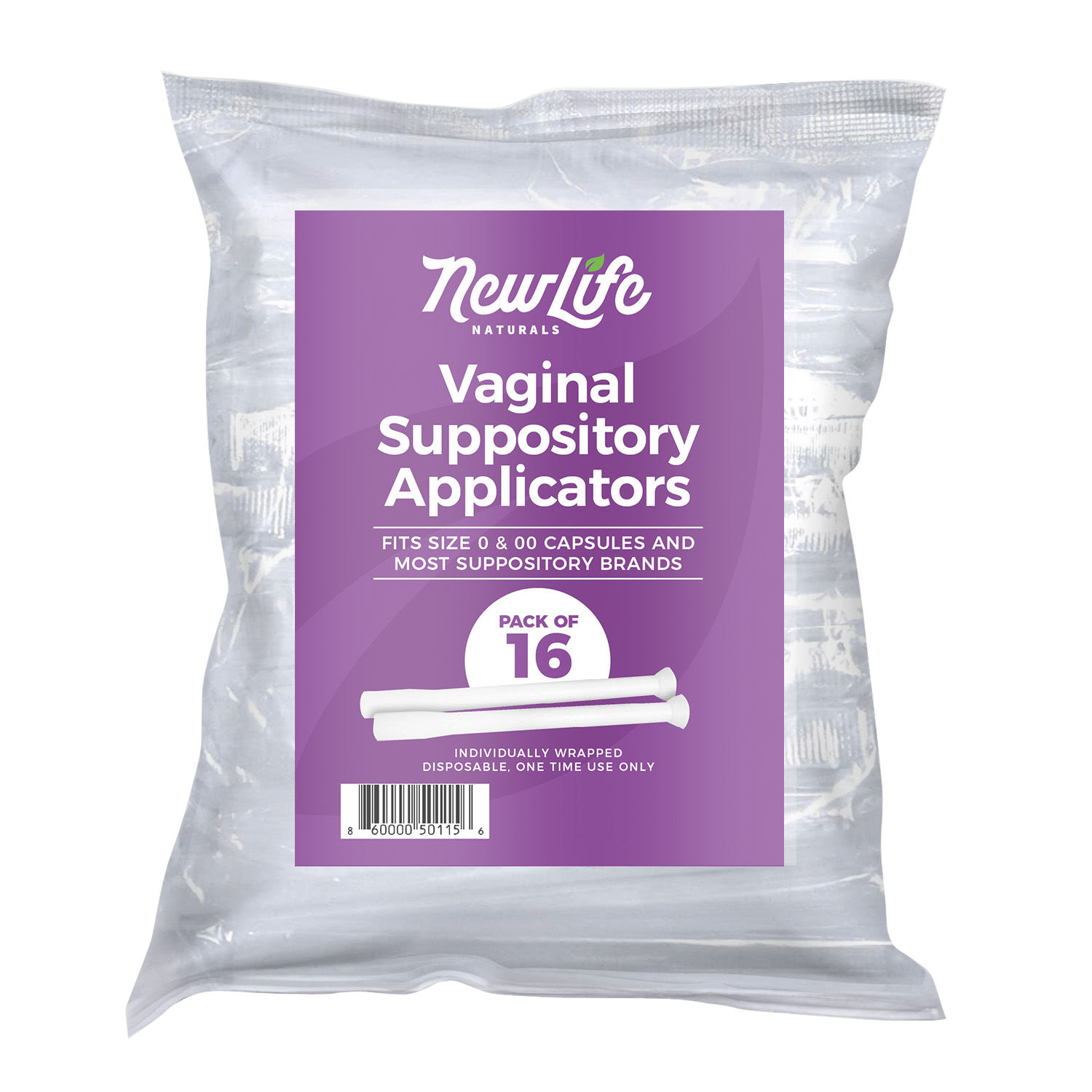 Vaginal Suppository Applicators- 16 Pack