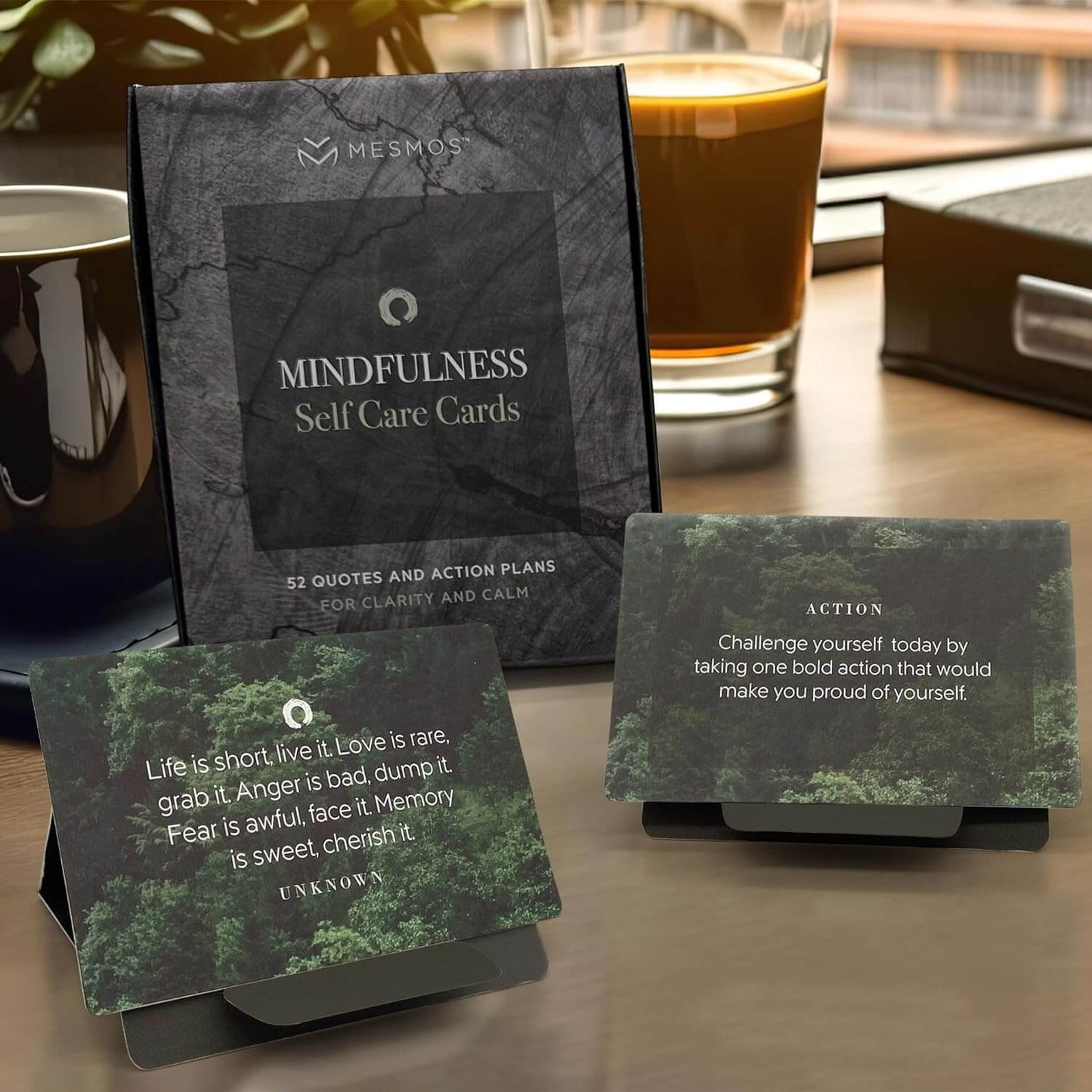 Mindfulness Self Care Cards - Nature Series (Larger Size)
