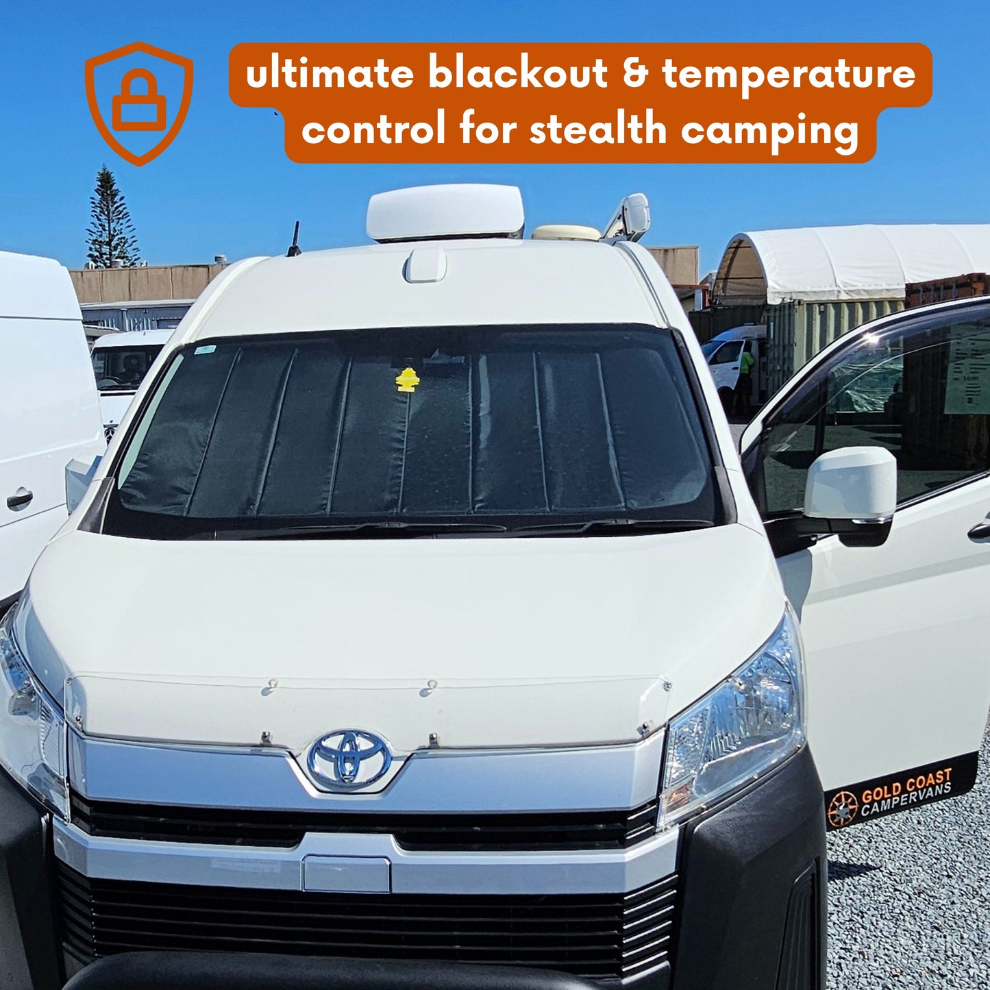 Insulated Window Covers for Toyota Hiace H300