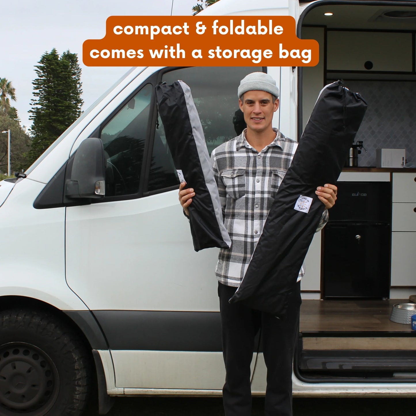 Insulated Window Covers for LDV Deliver 9