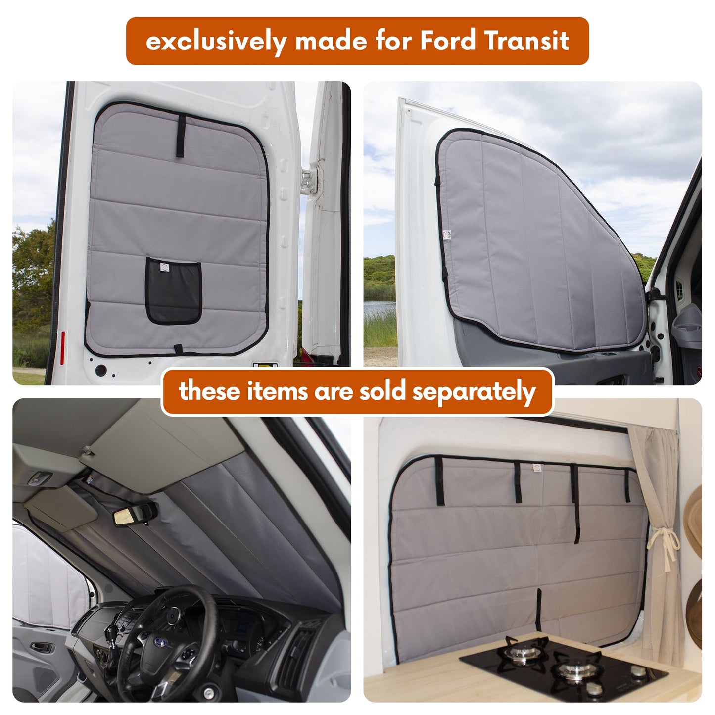 Insulated Window Covers for Ford Transit
