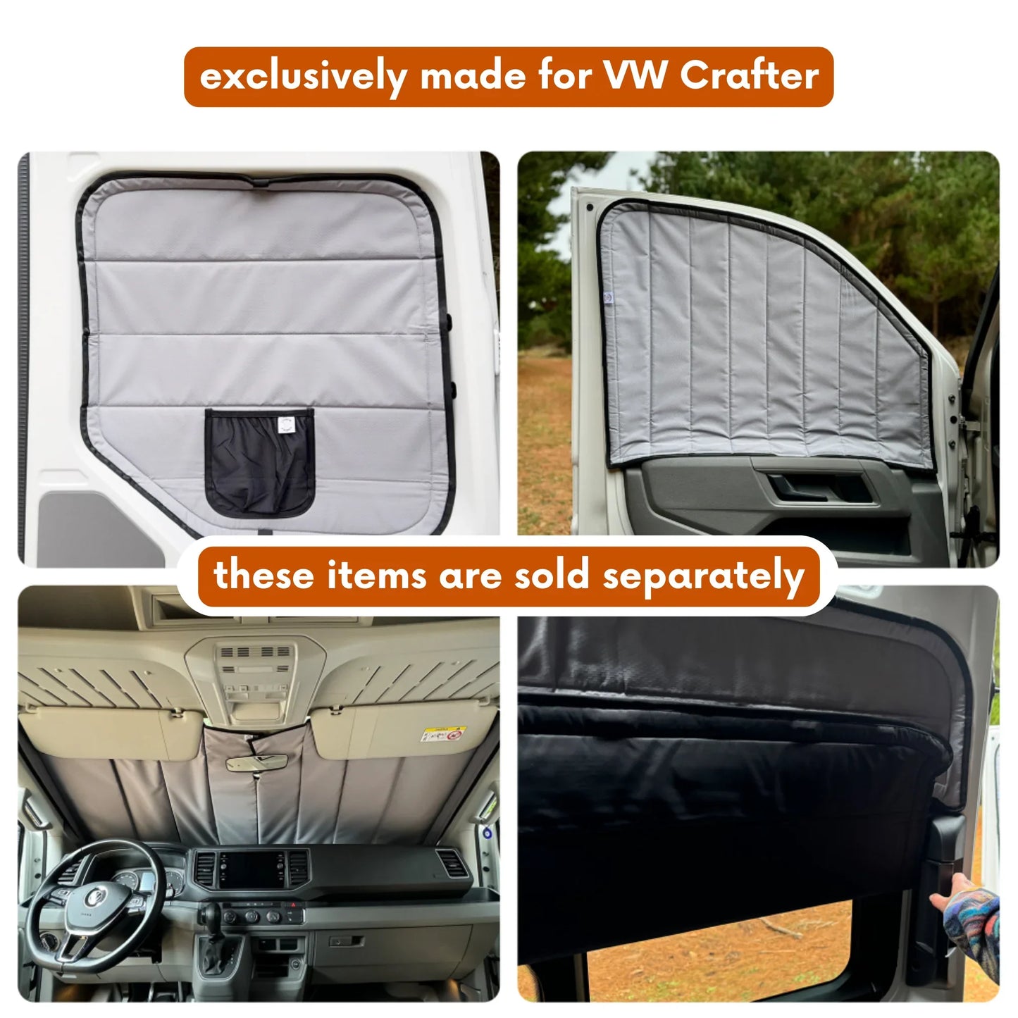 Insulated Window Covers for Volkswagen Crafter