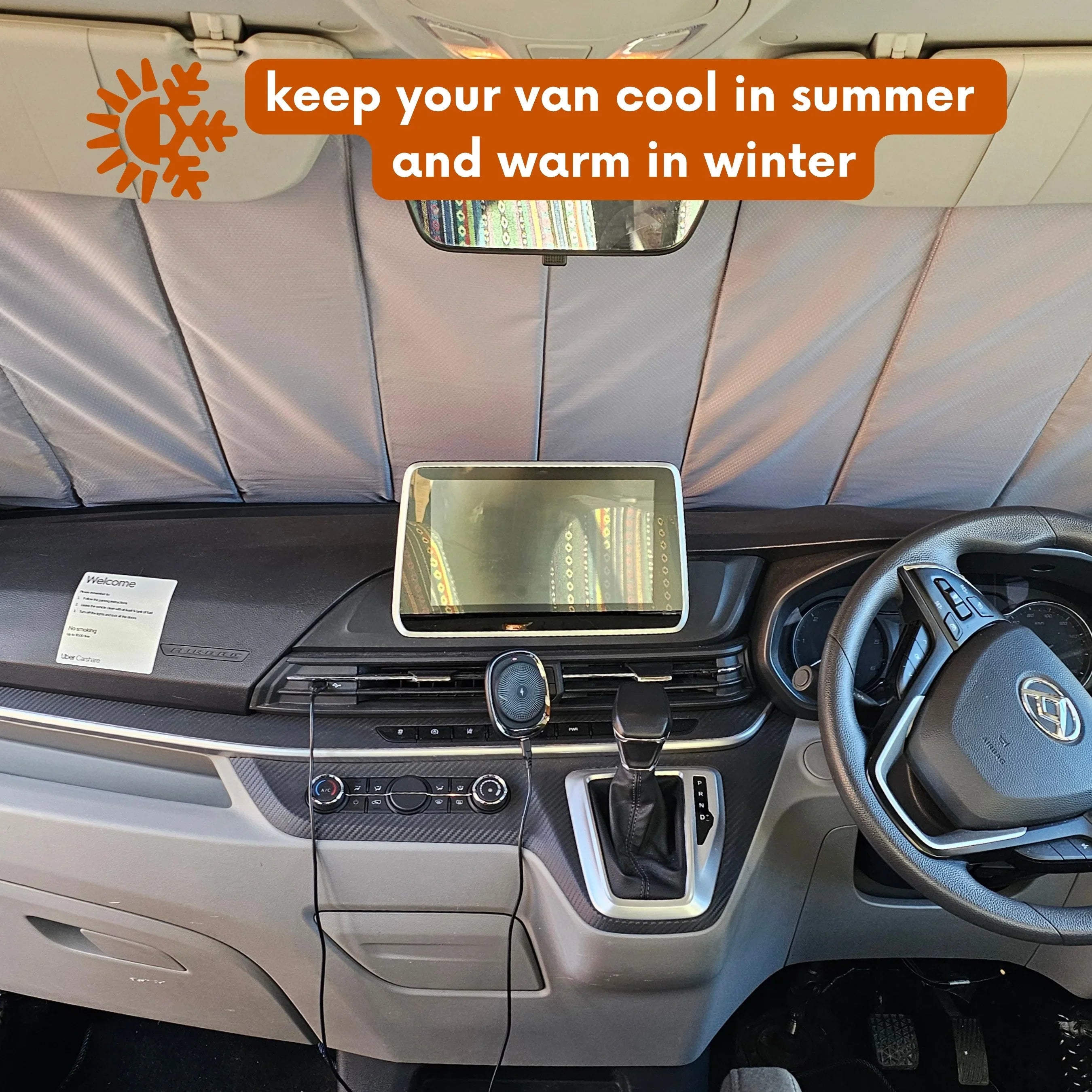 Insulated Window Covers for LDV Deliver 9