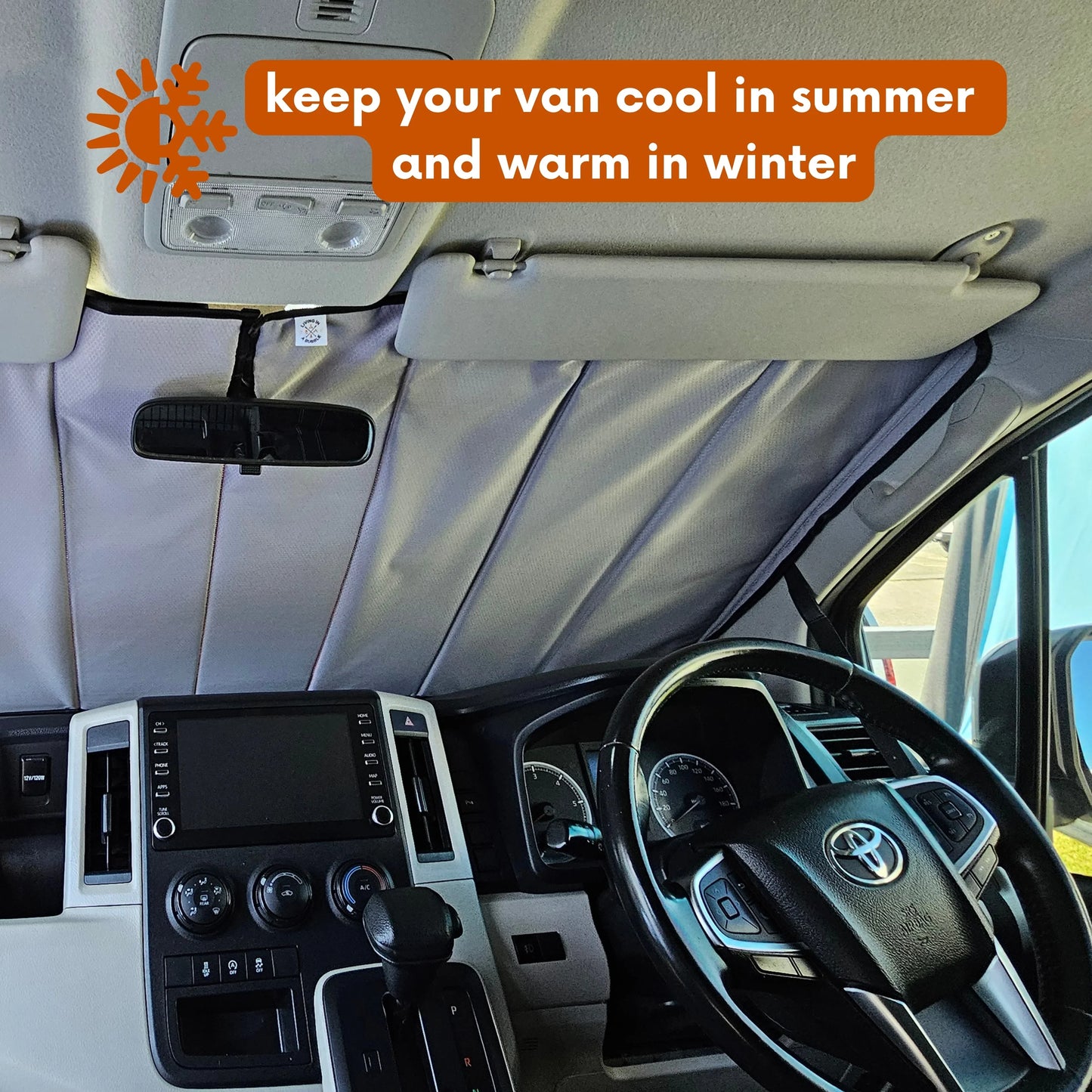 Insulated Window Covers for Toyota Hiace H300