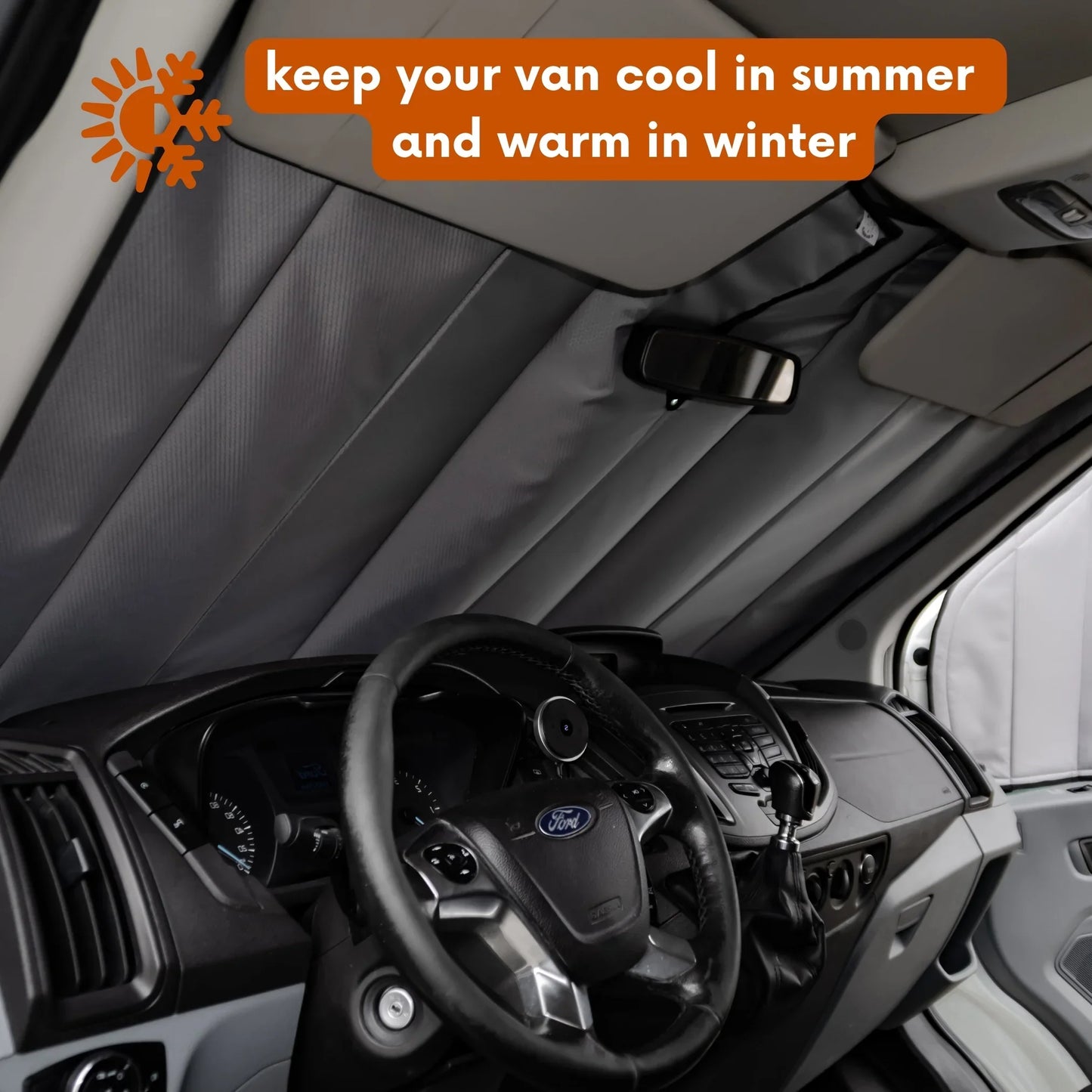 Insulated Window Covers for Ford Transit
