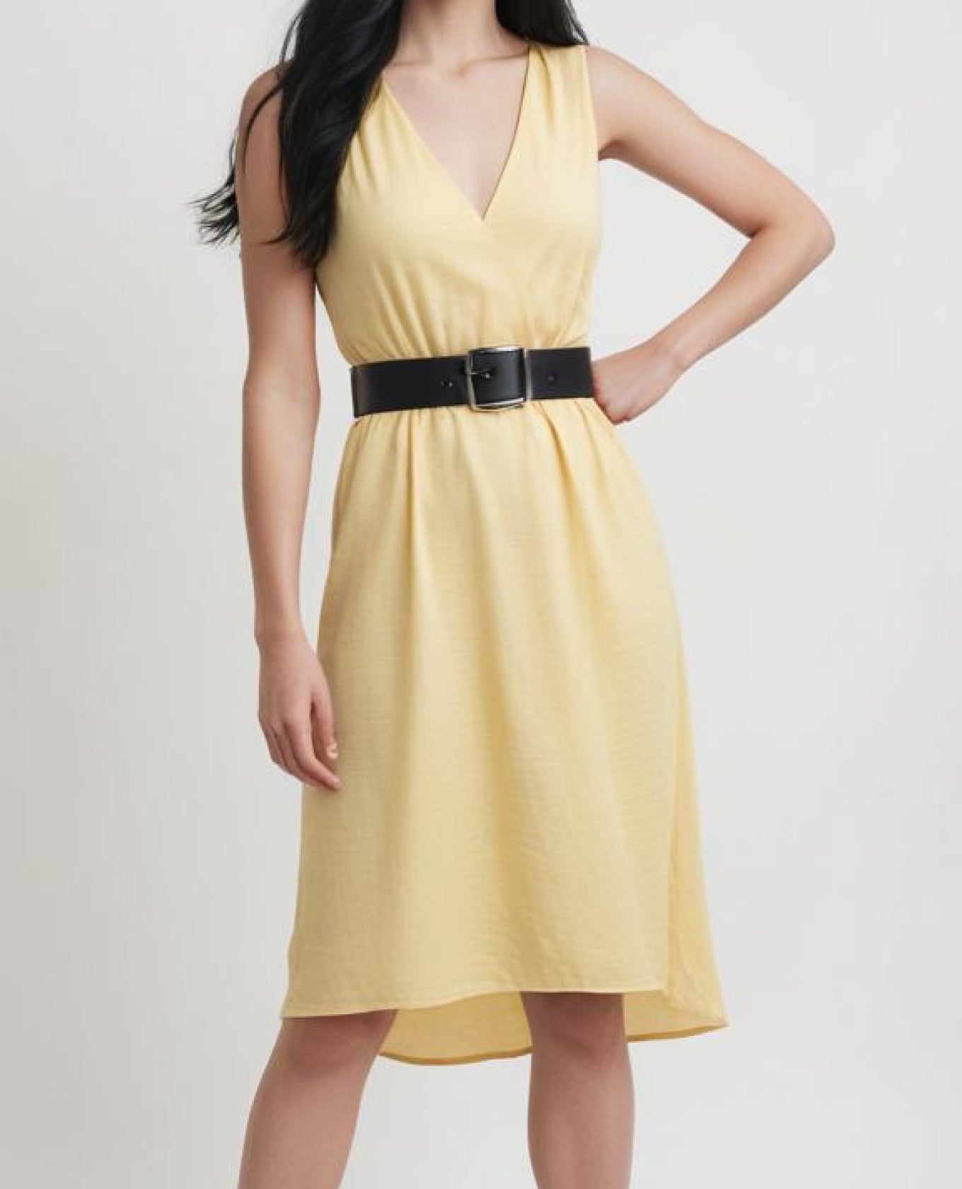 Women Lace Belted A-Line Dress