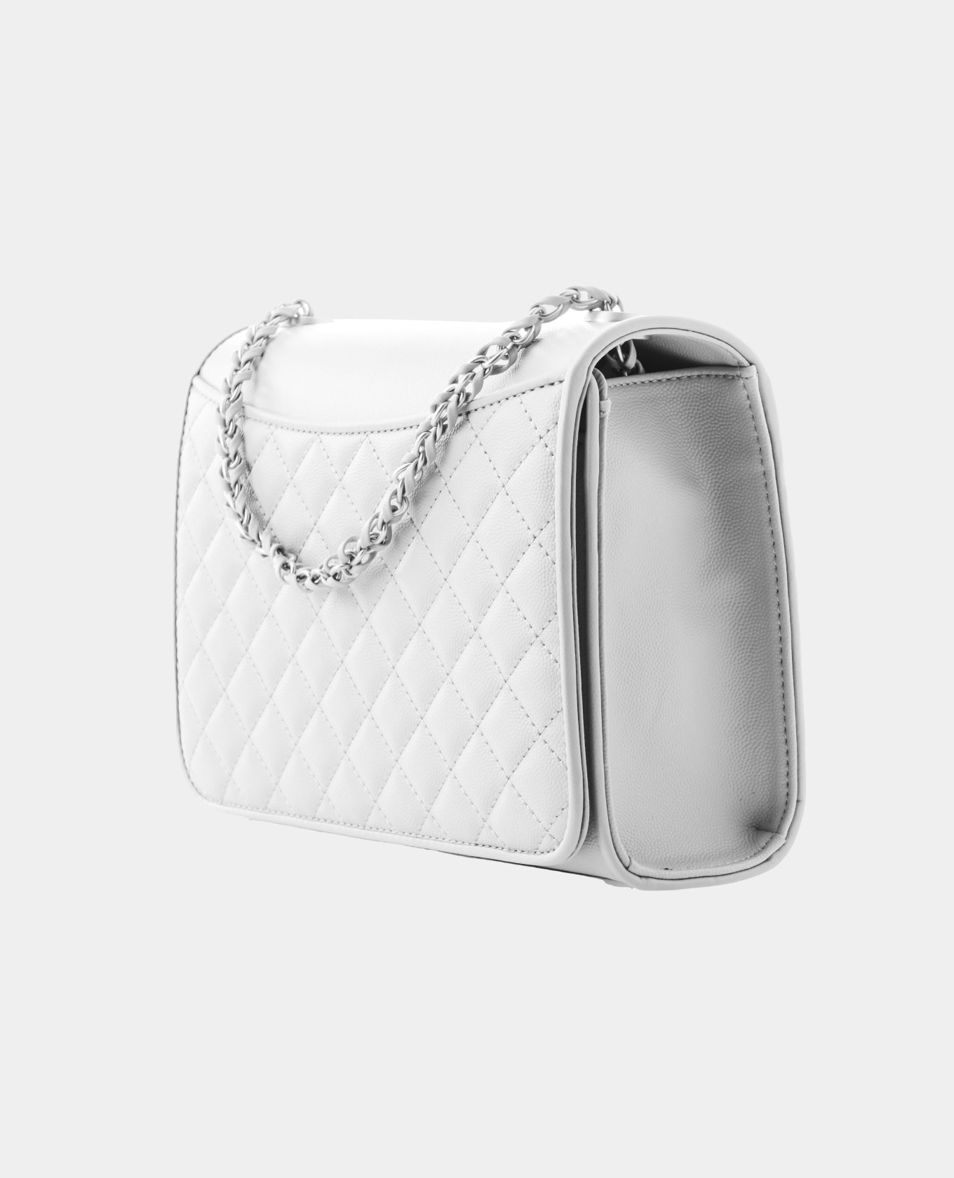 Female's Leather Classic Flap Hand Bag