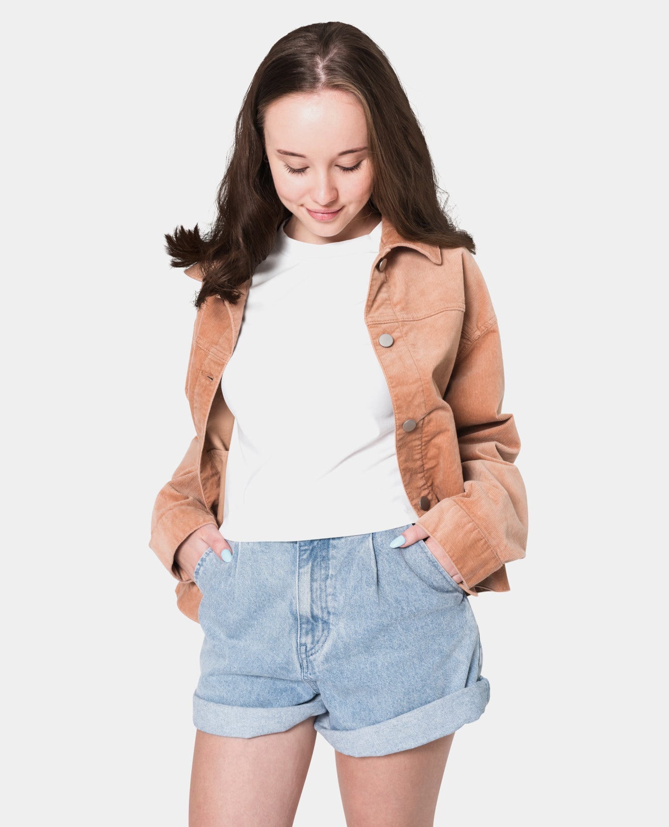 Women Solid Denim Jacket