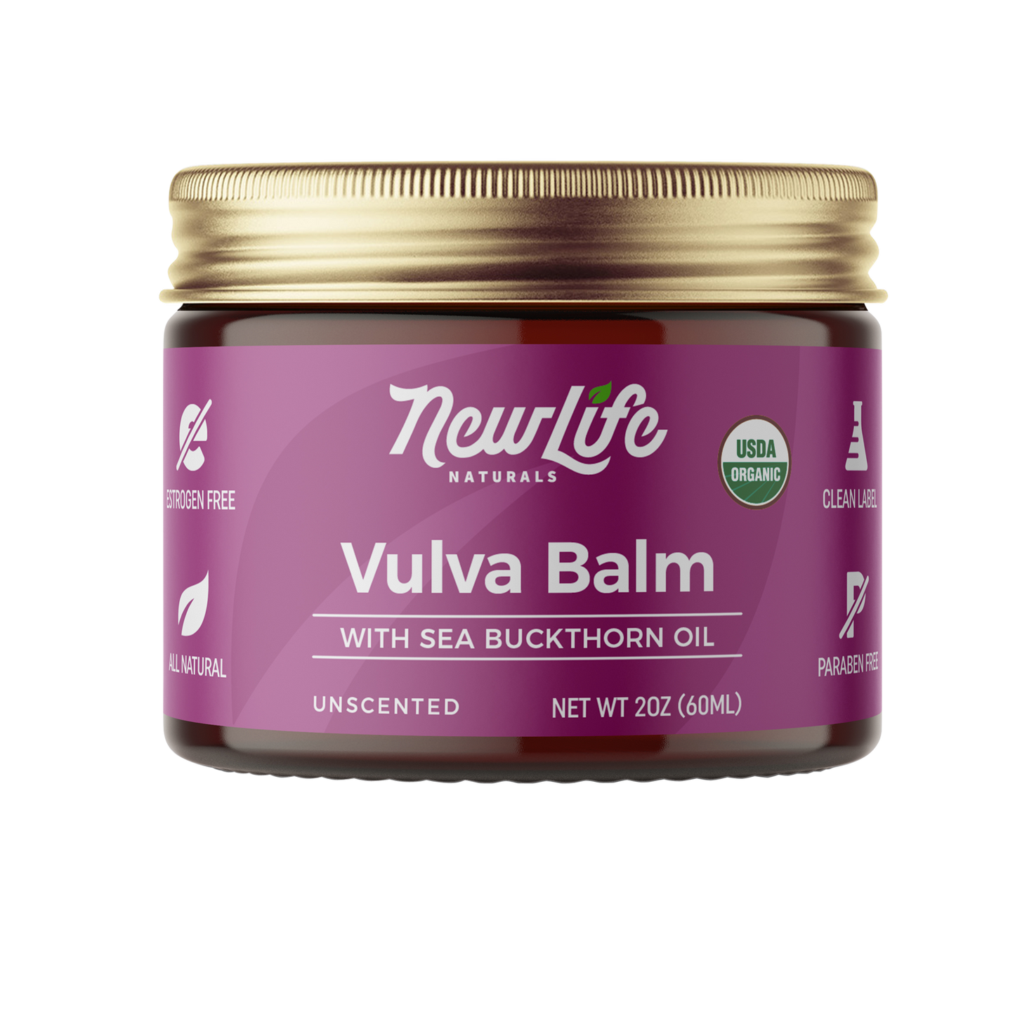 Vulva Balm with Sea Buckthorn- 2 OZ