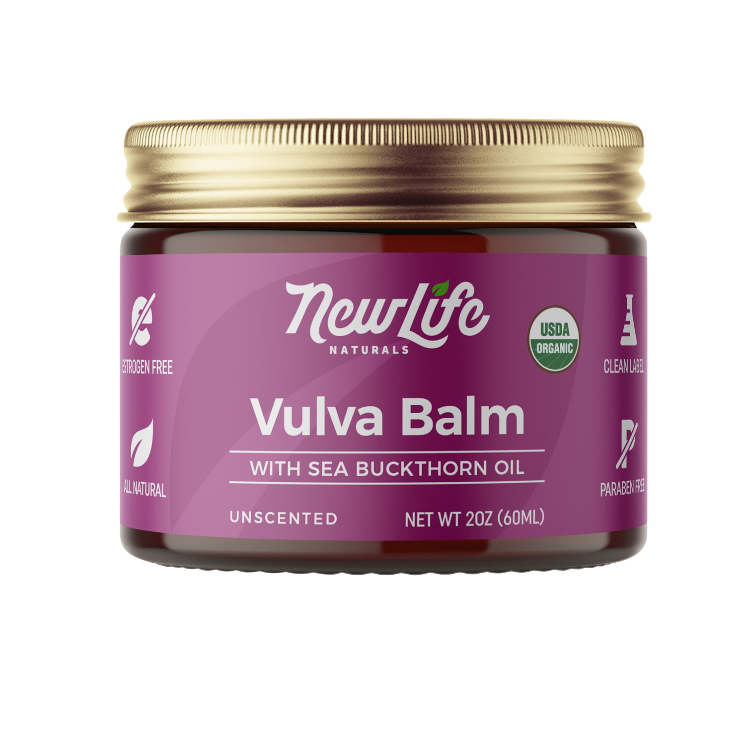 Vulva Balm with Sea Buckthorn- 2 OZ