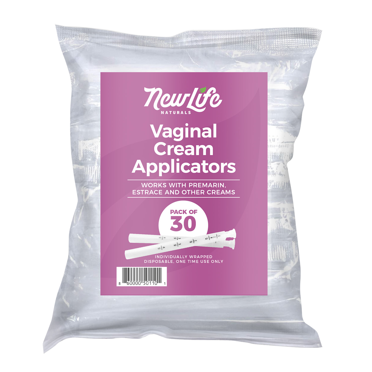 Vaginal Cream Applicators- 30 Pack