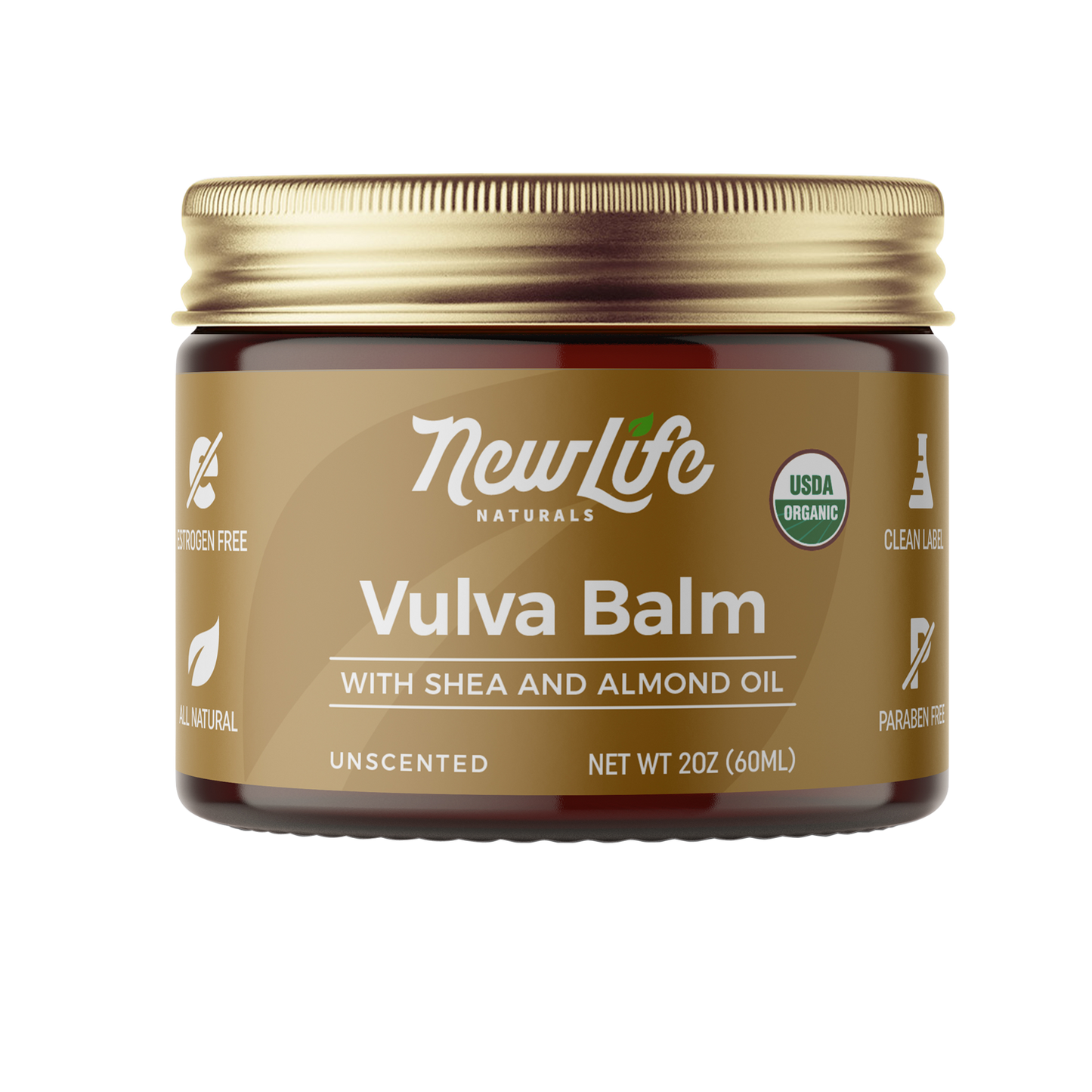 Vulva Balm With Sweet Almond & Shea- 2 OZ