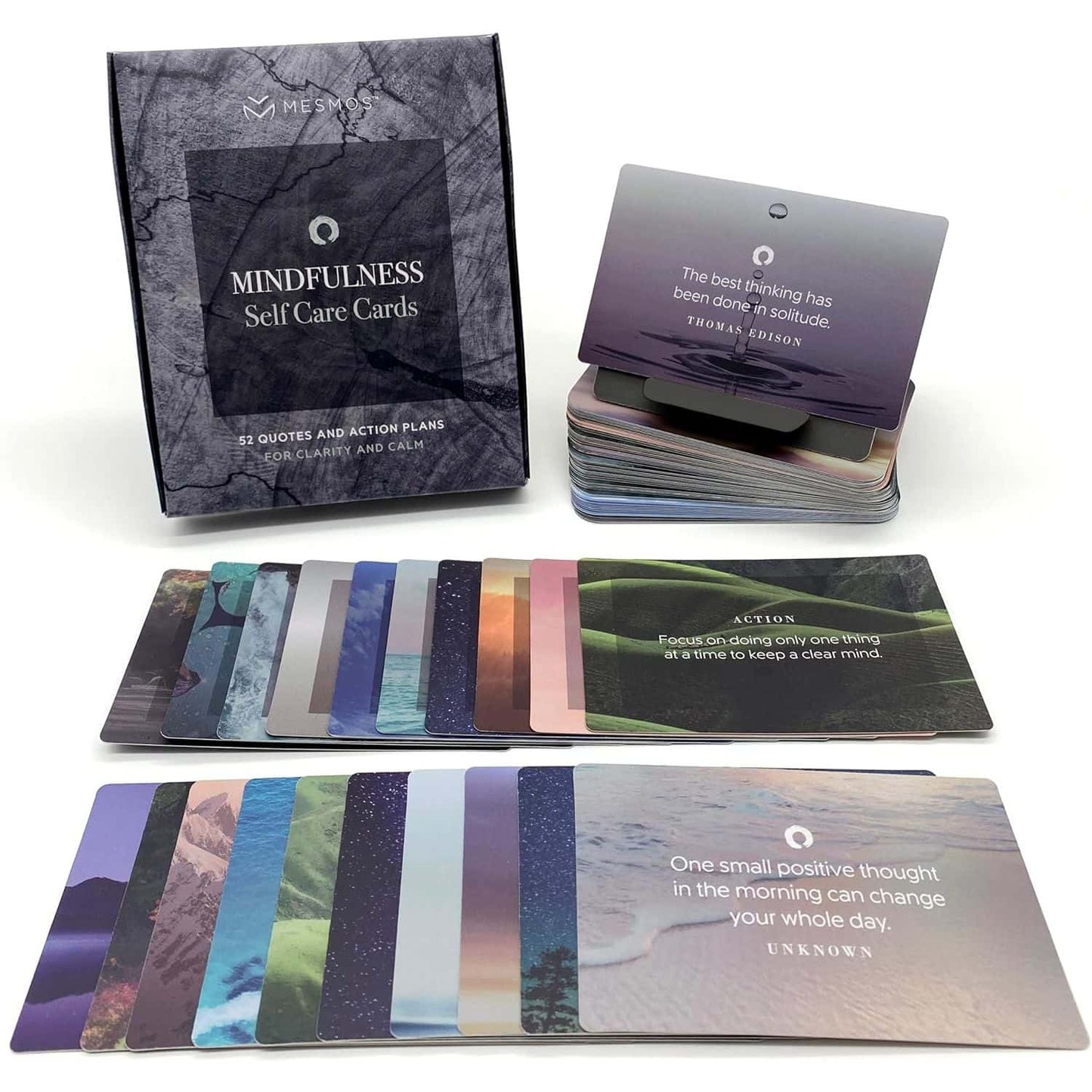 Mindfulness Self Care Cards - Nature Series (Larger Size)