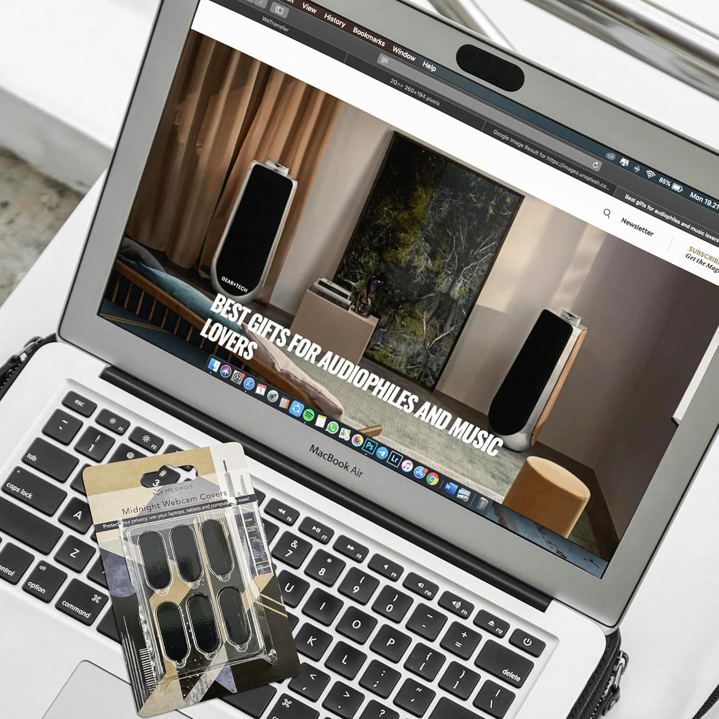 Sleek Black Camera Covers - Large