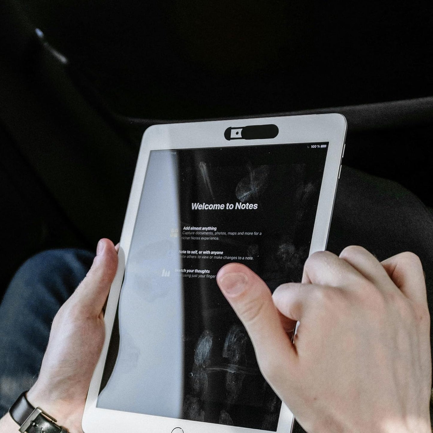 Sleek Black Camera Covers - Large