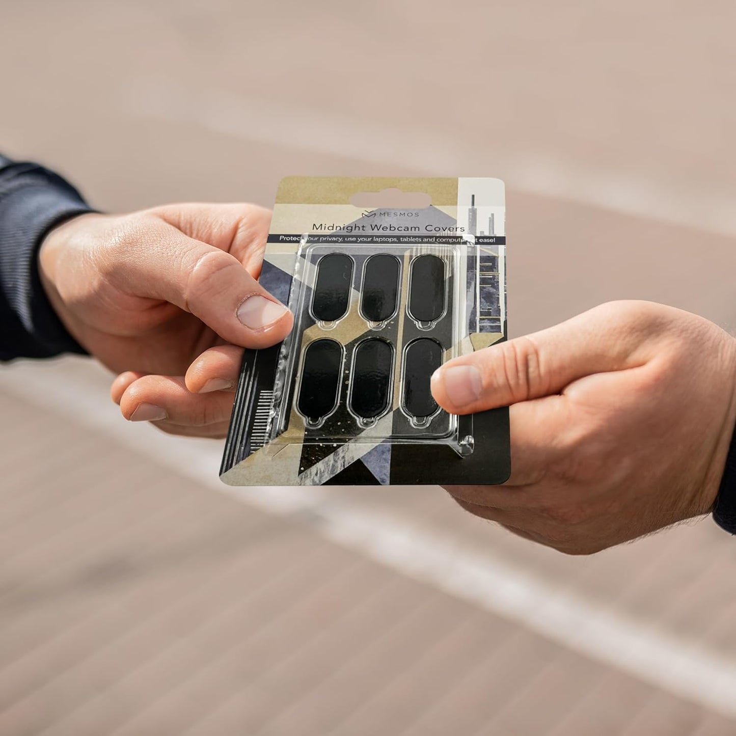 Sleek Black Camera Covers - Large