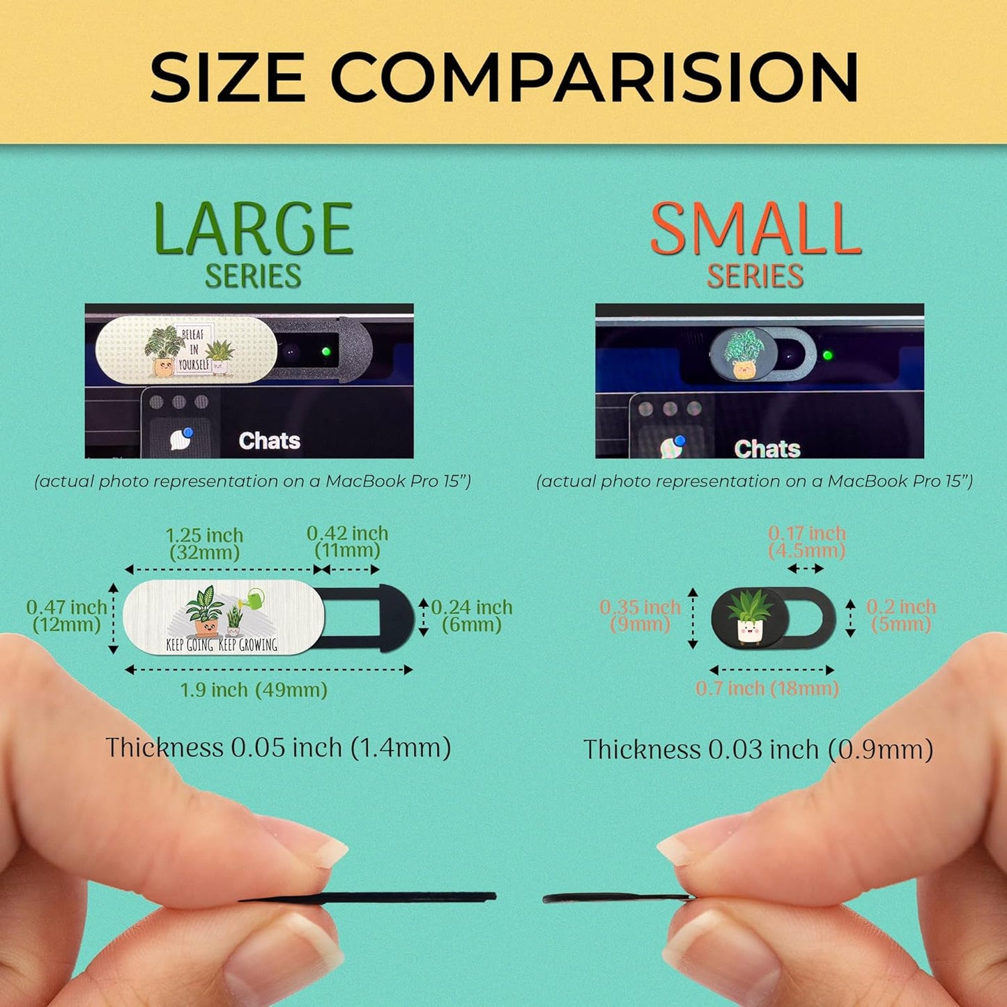 Plant Lovers Webcam Covers (Large)