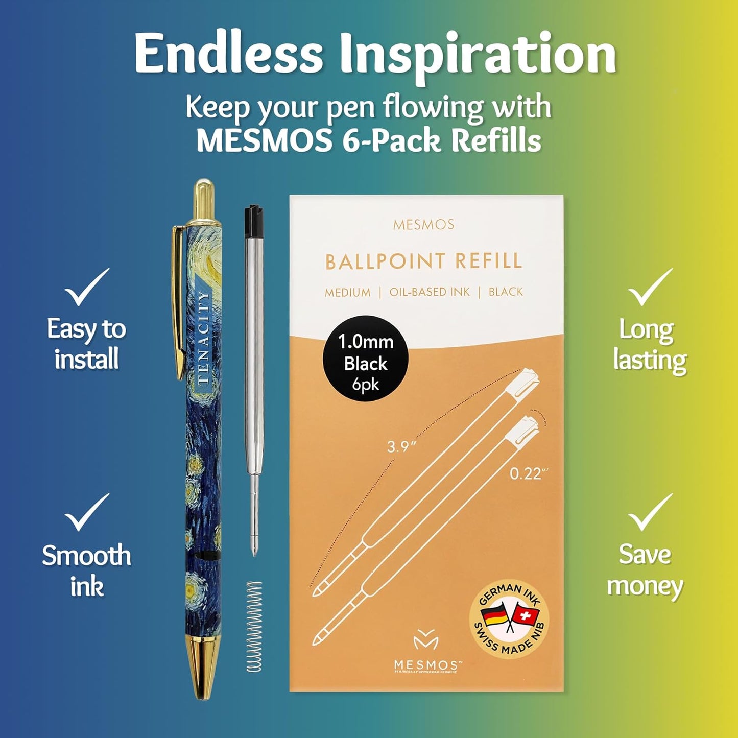 Van Gogh Pen Set - Strength Series (3pcs)