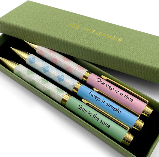 Gingham Series - Focus Pen Set (3pcs)