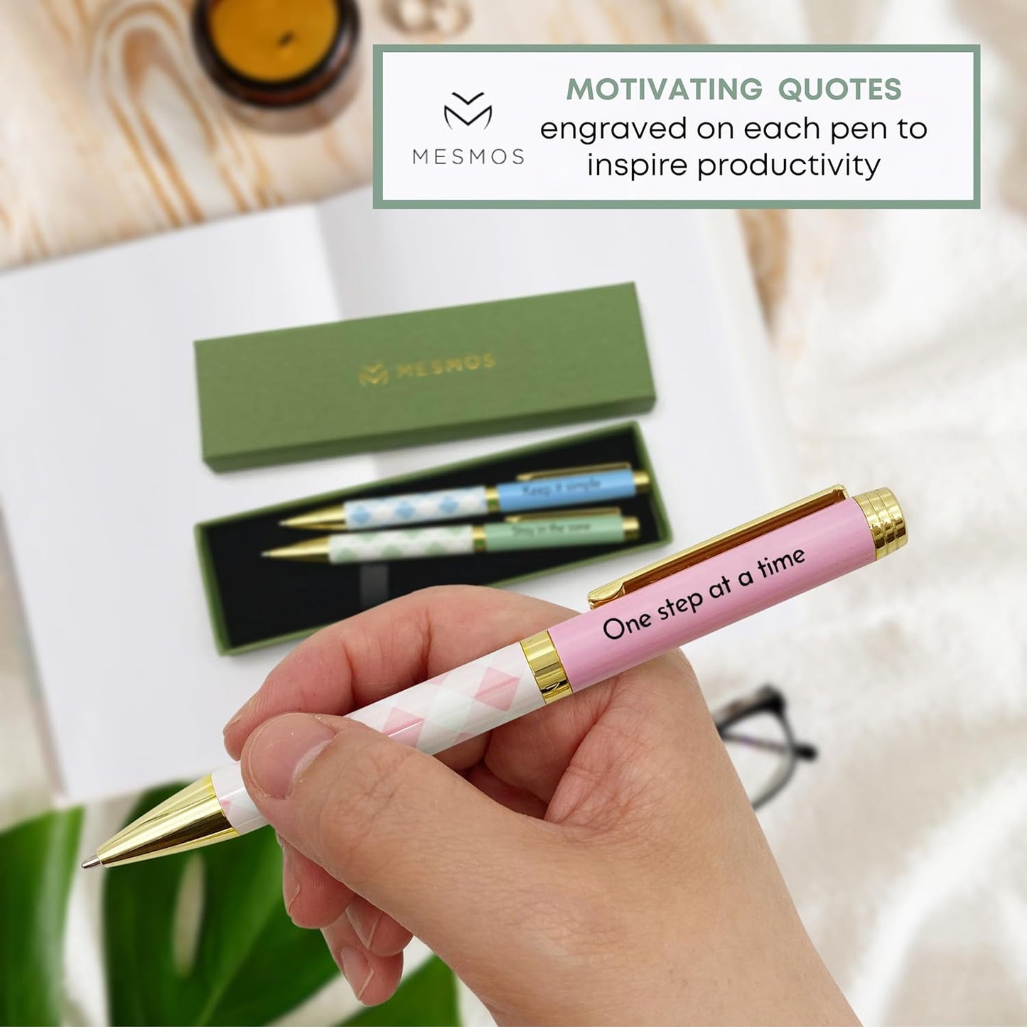 Gingham Series - Focus Pen Set (3pcs)