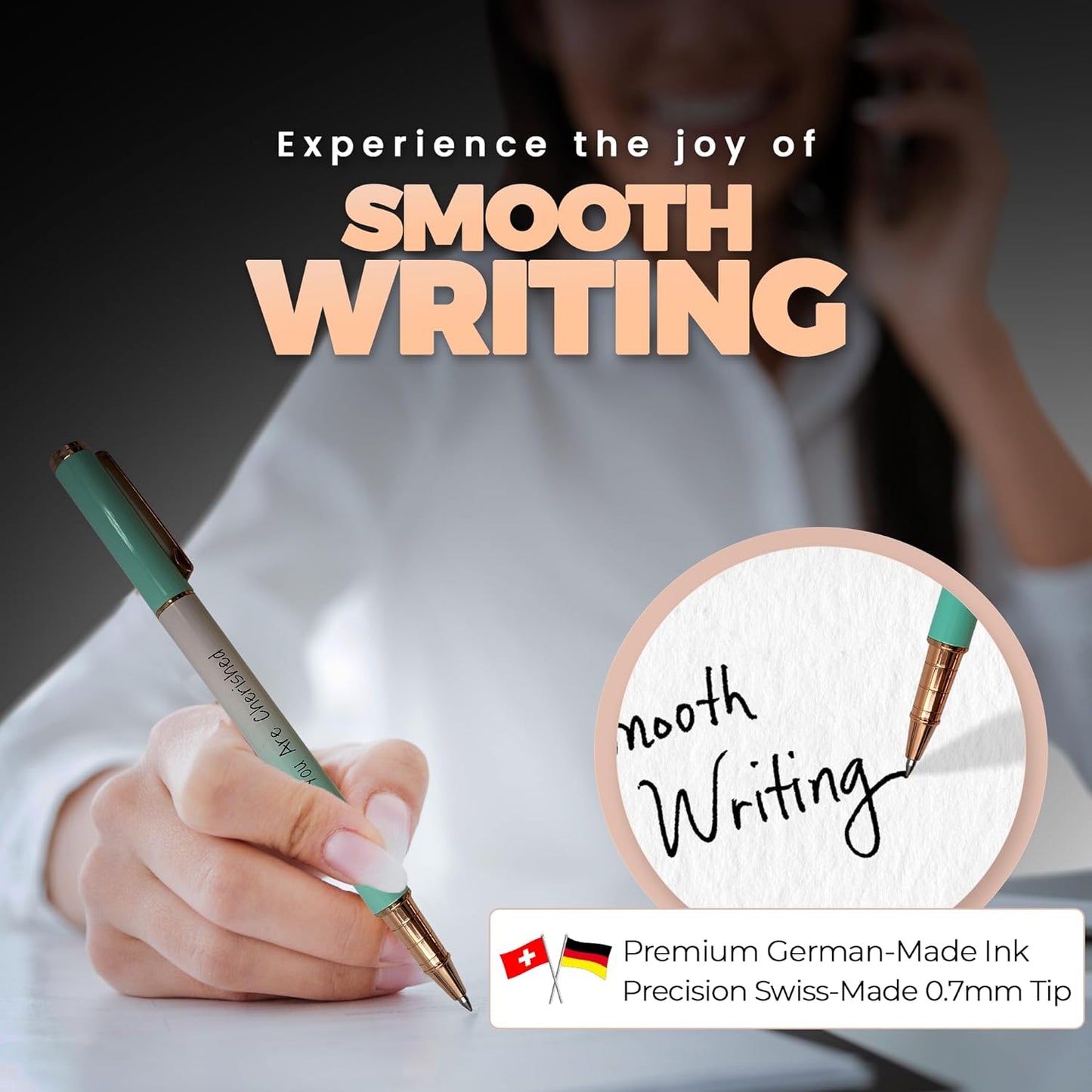 Black Gel Pen Refills 3.9 inches (6pcs)