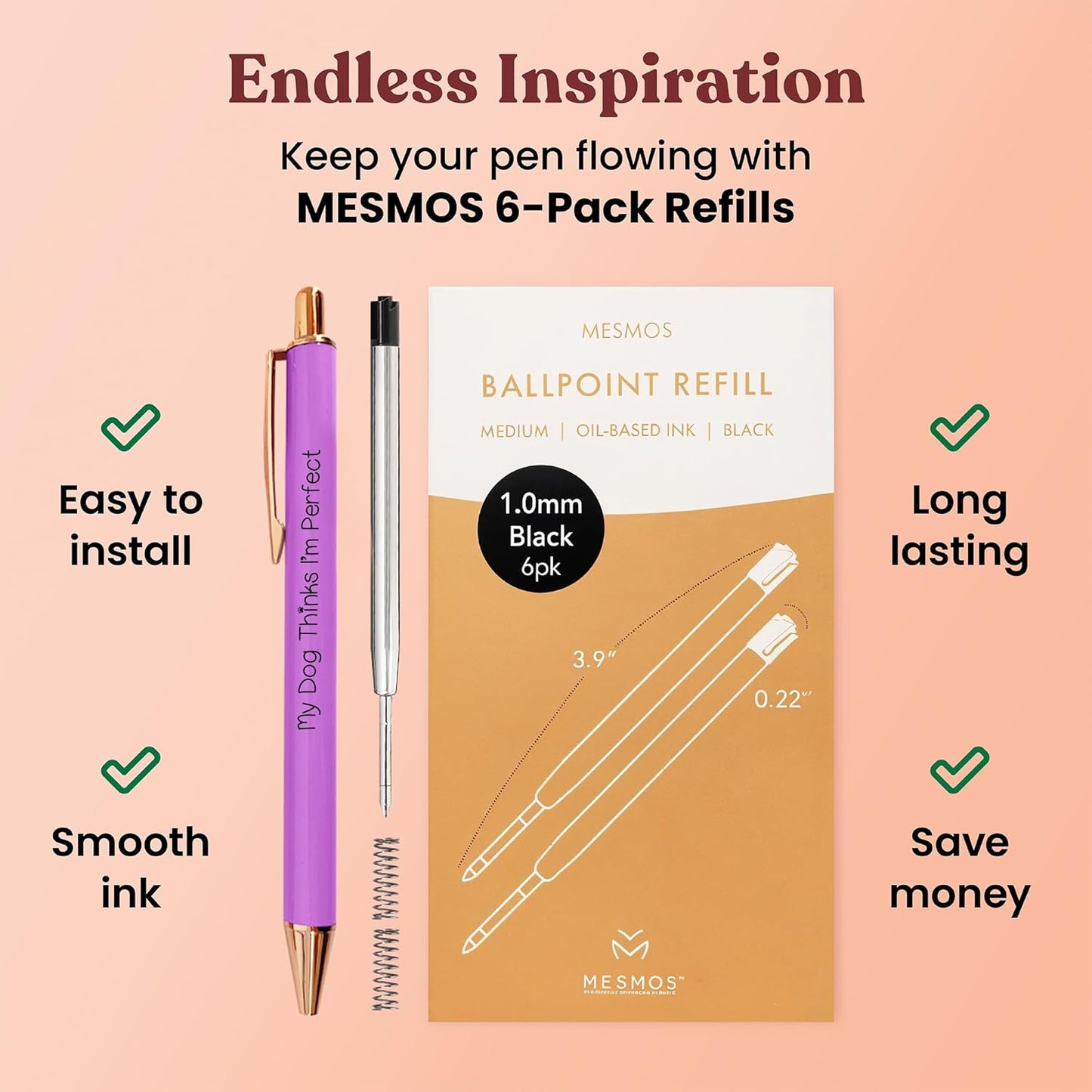 Pastel Series - Dog Pen Set (3pcs)