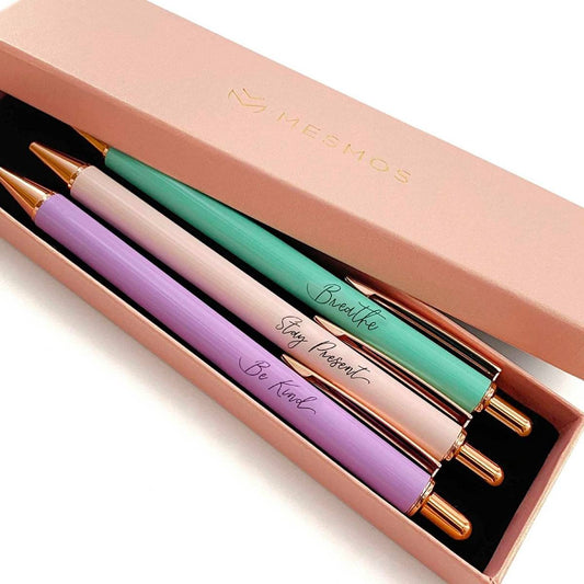 Pastel Series - Mindfulness Pen Set (3pcs)