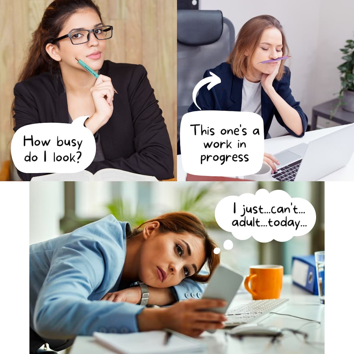 Pastel Series - Funny Pen Set (3pcs)