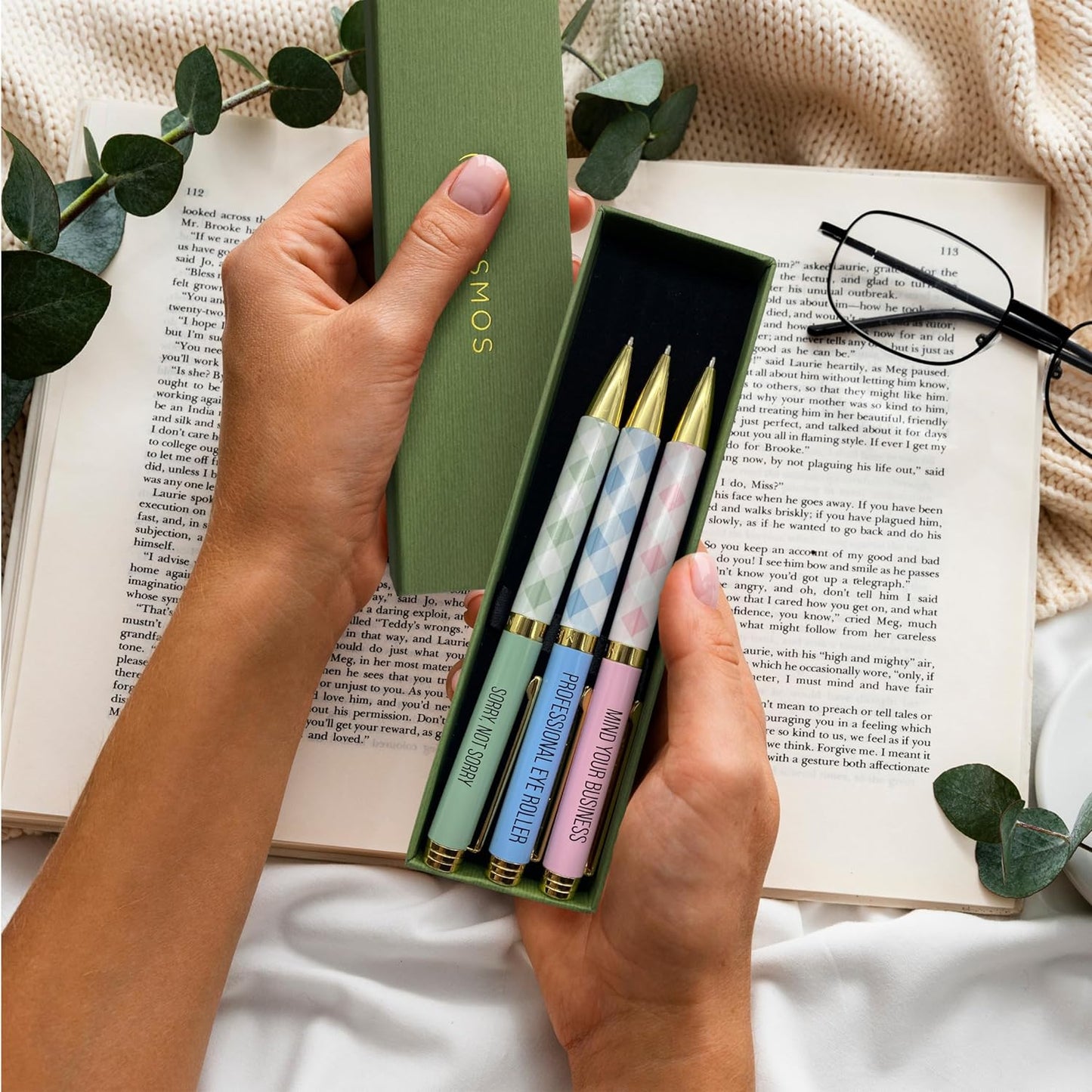 Gingham Series - Unapologetically Me Pen Set (3pcs)