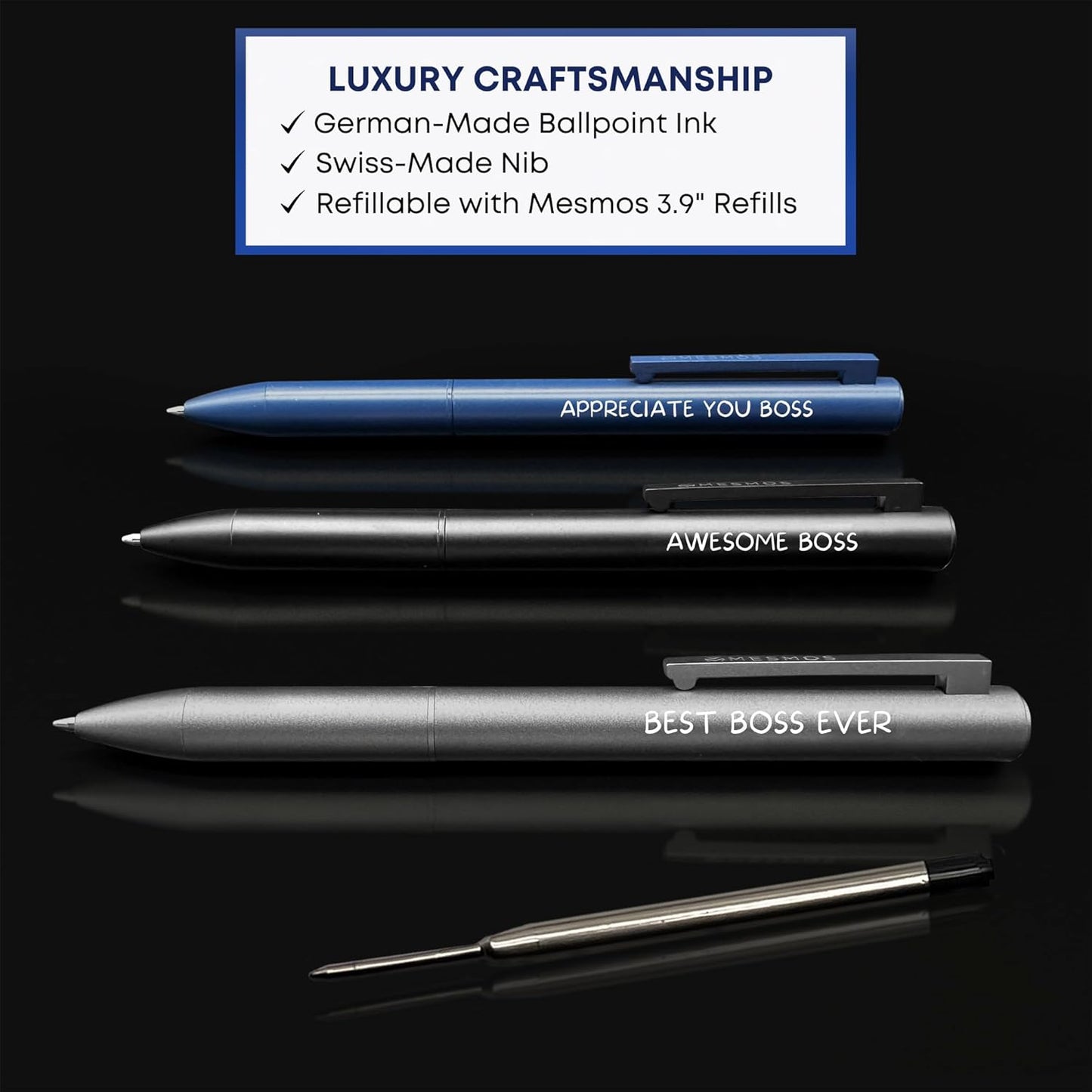 Midnight Series - Boss Pen Set (3pcs)