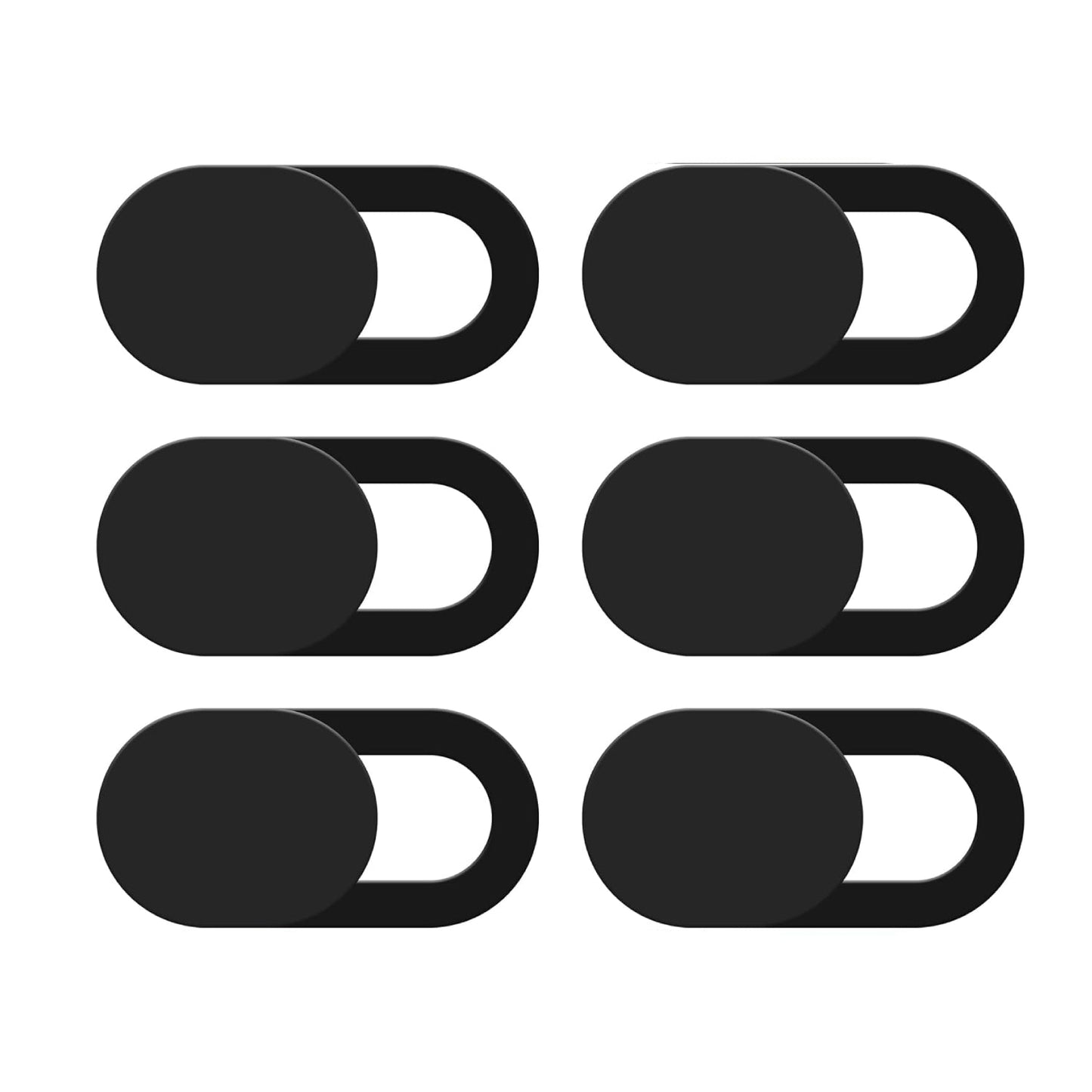 Sleek Black Camera Covers - Small