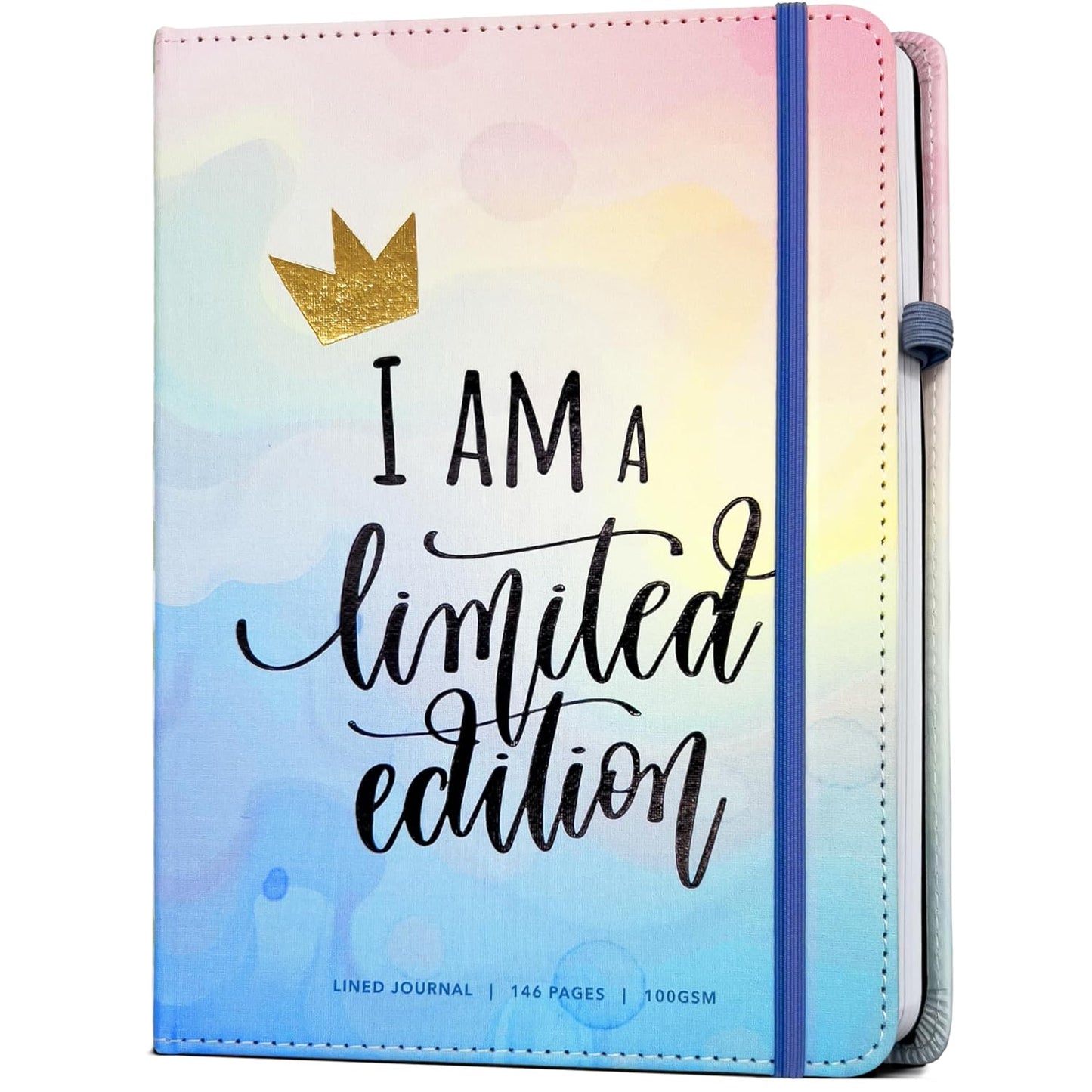 Vegan Leather Journal - Pastel Dreamwave