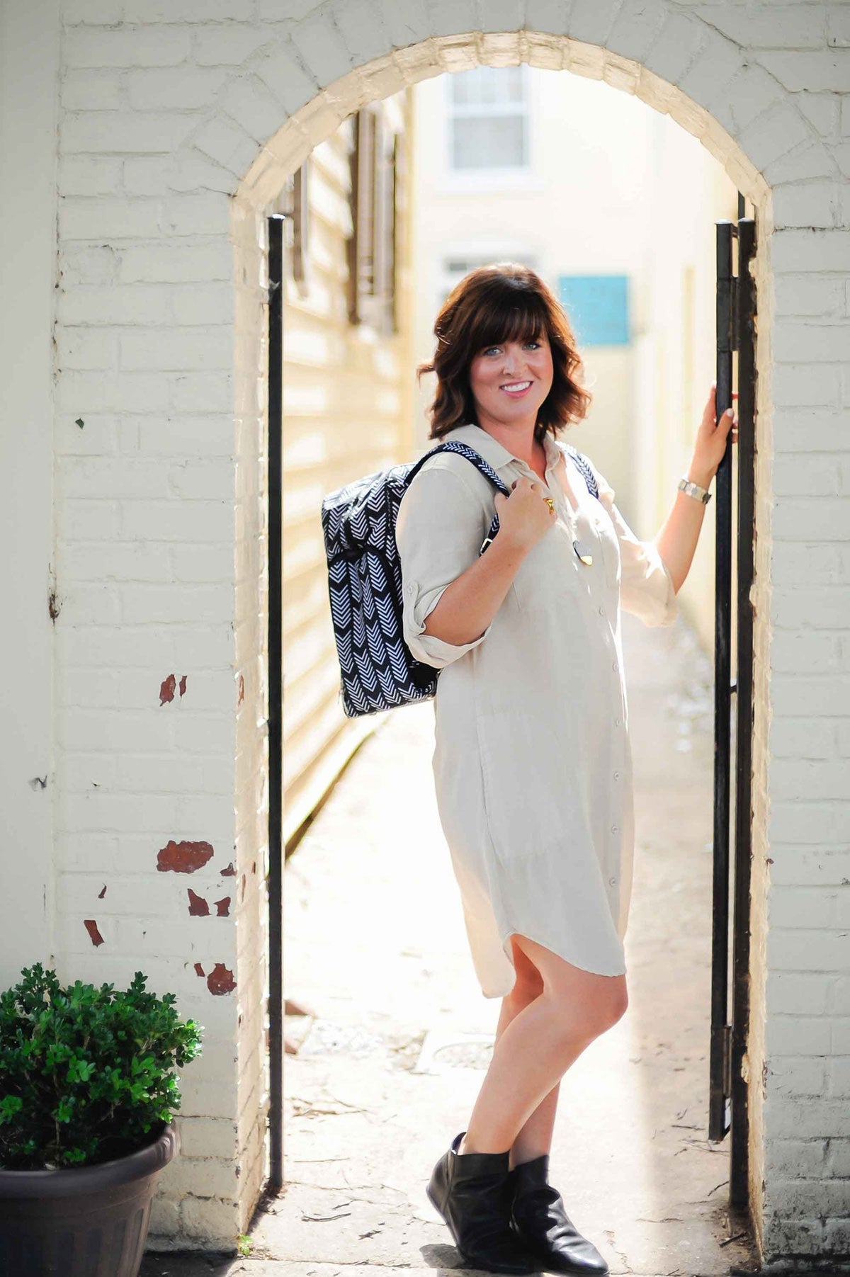 Kelly (Black & White) / Breast Pump Bags & Accessories from Sarah Wells