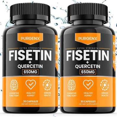 (60 Capsules | 650mg) Fisetin with Quercetin 650mg