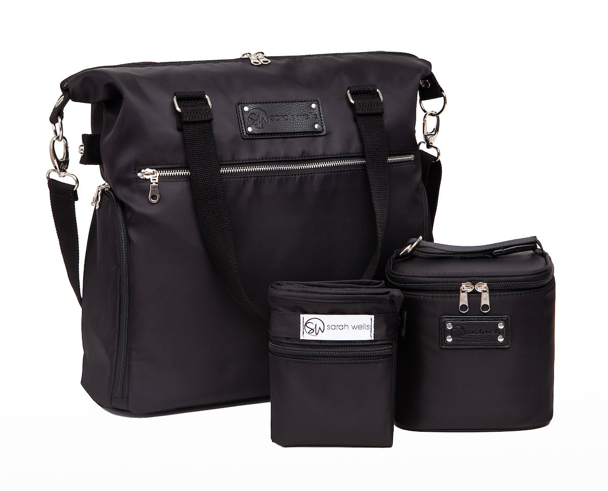 Lizzy (Black) / Breast Pump Bags & Accessories from Sarah Wells