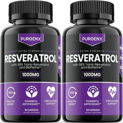 Resveratrol 1000mg (2 Pack)