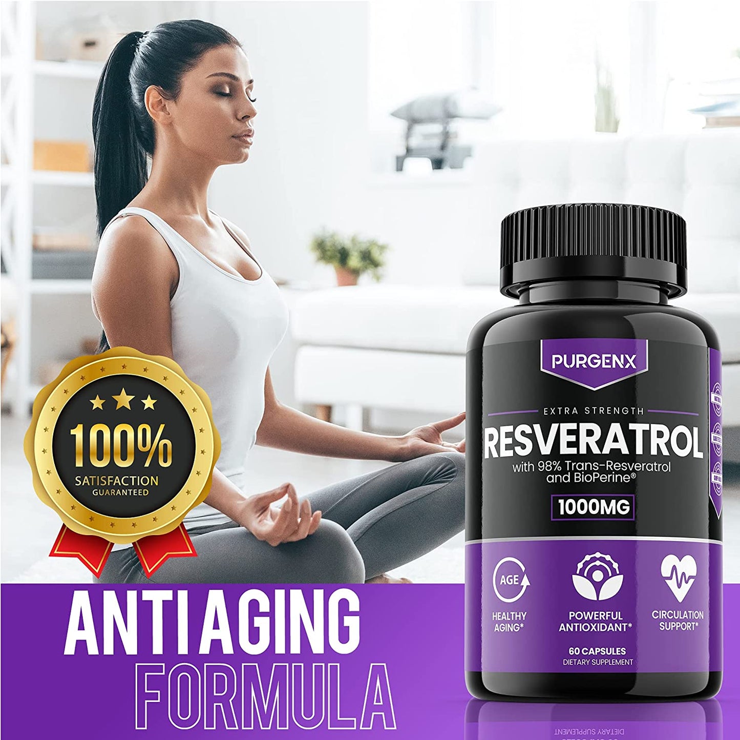 Resveratrol 1000mg (2 Pack)