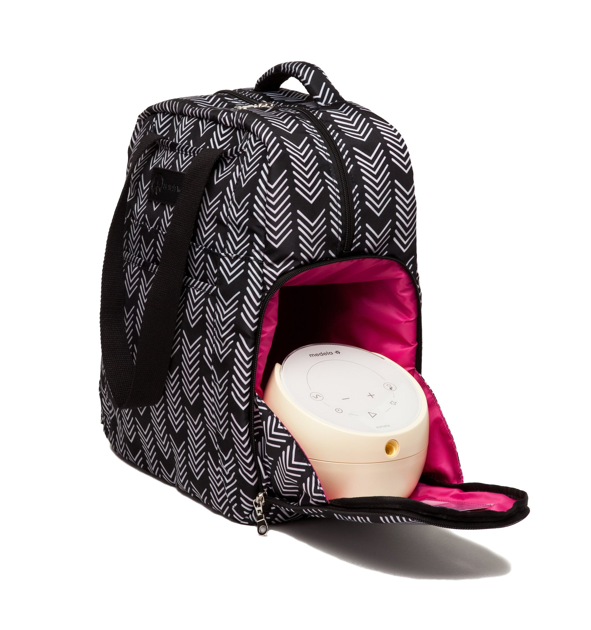 Kelly (Black & White) / Breast Pump Bags & Accessories from Sarah Wells